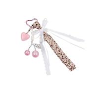 LUCKGONI Car Keychain for Women Girls Lovely Keychain Bag Charms Metal Heart Bowknot Keychain Accessories for Backpacks,Wallets