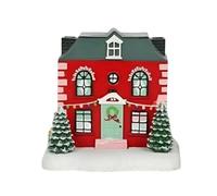 LUCKGONI Christmas Snow House Incence Burning Ornament For Warm Holiday And Home Decoration Desk Ornament