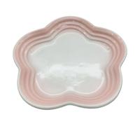 LUCKGONI Elegant Plums Blossoms Pattern Ceramics Small 14cm Diameter Sauce Plate Ideal for Condiments Snacks and Fruit Displ