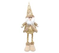 LUCKGONI Golden Christmas Stretchable Standing Figure Toy For Holiday Homes Decorations And Festival Parties Supplies
