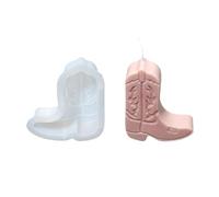 LUCKGONI Shoes Resins Molds Christmas Candle Molds for Making Candle Soap Chocolate Room Decorations