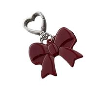 LUCKGONI Sweet Bows Keychain Car Chains Bowknot Keyring Bag Charm Handbag Charm Lovely Heart Keyholders Phone Charm