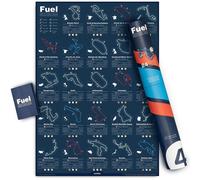 Luckies-Fuel Race Tracks Poster