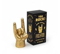 Luckies of London, Gold Ornaments For Desk Decor, Mini Ring Holder, Rock N Roll Desk Accessories For Men Or Bedroom Accessories Gifts For Him, Office Accessories & Office Gifts, Desk Decorations