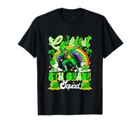 Luckiest 8th Grade Squad St. Patrick's Day Dabbing Irish Man T-Shirt