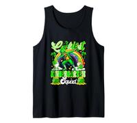 Luckiest Kindergarten Squad Patrick's Day Dabbing Irish Man Tank Top