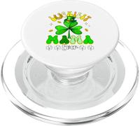 Luckiest Mama Ever Patrick's Day Shamrocks Funny Women PopSockets PopGrip for MagSafe