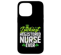 Luckiest Registered Nurse Ever - RN Nursing St Patricks Day Case for iPhone 14 Pro Max