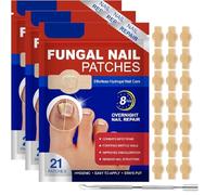 Luckinwish Toenail, Nail Repair Patches, Toe Nail Fungal Treatment, 21Pcs Fungal Nail Treatment for Toenails (3box)