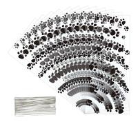 Luckious 100 PCS Plastic Cute Paw Print Pattern Candy Wrappers Dog Paw Gift Bags- Perfect for Cookie and Candy Packaging