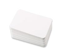 Luckious 100 Sheets DIY Doodle Hand-Painted Cards - Blank English Word Cards with Kraft Paper, Mini Note Cards, and Postcards(9 * 5.4CM), White