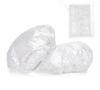 Luckious 100PCS Plastic Ear Caps - Waterproof Disposable Ear Protectors for Showering, Bathing, Hair Dyeing, Hotel Spa, and Hair Salon