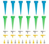 Luckious 12 PCS Automatic Watering Device - Timed Drip Irrigation System for Potted Plants - Effortless Watering Solution for Gardens and Flower Beds
