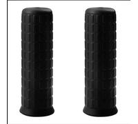 Luckious 2 Pack 30mm ID Non-Slip Handle Sleeves for Garden Trolleys & Wheelbarrows, Black Rubber