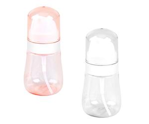 Luckious 2 PCS Small Spray Bottles, Ming Refillable Portable Lotion Sprayer, Fine Mist Travel Spray Bottle for Perfume Cosmetics and Liquids (50ml)