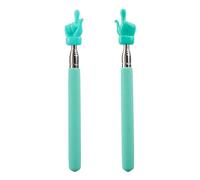 Luckious 2pcs Teachers Pointer Stick - Telescopic Presentation Pointing Sticks for Classroom, Whiteboard, and More