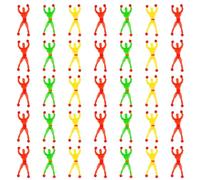 Luckious 35 PCS Wall Climbing Spider-Man Flip Toy Sticky Action Figure for Kids Fun Stress Relief Toy for Walls,Mirrors,and Ceilings Engaging Gift for Young Adventurers