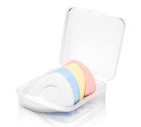 Luckious 4 PCS Tailors Sewing Chalk,Triangular Tailor's Chalk for Marking, Sewing, Fabric, Dressmakers(Pink Yellow Blue and White)