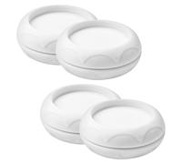 Luckious 4Pcs Silicone Safety Gate Wall Protectors, Stair Gate Protectors Fence Fittings Telescopic Bar Retainer for Baby Gate Protection