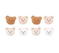 Luckious 8 Pcs Cartoon Bear Patches - Bear Embroidery Patch Decorative Applique Iron On Sew On Patches for Clothing, Backpacks, Jeans, T-Shirt, Caps, Shoes