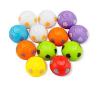 Luckious Brand 12 PCS Ball & Spinner Small Hand Fidget Soccer Balls