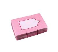 Luckious Brand 300 Pcs Lint Free Wipes for Nails - Premium Nail Wipe Pads for Lint-Free Nail Art, UV Gel Polish, and DIY Nail Care, Pink