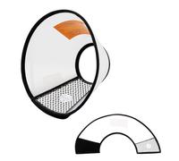 Luckious Brand Adjustable Dog Cone Collar - Protective and Comfortable Elizabethan Neck Collar for Dogs and Cats