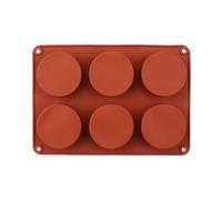 Luckious Brand Silicone Muffin Pan - 6 or 8 Cups Non-Stick Cupcake Molds, Food Grade Silicone Baking Tray for Making Egg Muffins and More