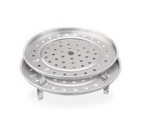 Luckious Brand Steam Rack - 20cm and 22cm Multifunction Stainless Steel Removable Legs Steaming Stand Holder for Pots and Pans