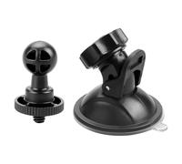 Luckious Car Dash Cam Mount Bracket - 360° Rotation Suction Cup Mount for Driving DVR, GPS, and Action Cameras