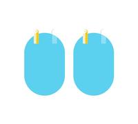 Luckious Car Rearview Mirror Protective Film - HD Clear Waterproof Films for Rearview Wing Mirrors, Anti-Fog Accessories, and Blind Spot Stickers for Universal Car Side Windows