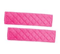 Luckious Car Seat Belt Pad Cover Car Safety Seatbelt Cover- 2 Pack Travel Cushion Seat Belt Covers Car Interior Protective Cover in Black or Pink