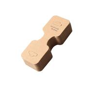 Luckious Color Printed Display Cards for Necklace, Hair Ties, and Bracelet Packaging - DIY Foldable Cardstock for Jewelry Accessories, Portable and Practical（Brown）