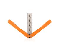 Luckious Diamond Knife Sharpener - Dual Grit Diamond Sharpening Stones for Garden Tools, Pocket Diamond Whetstone Knife Sharpeners for Camping, Kitchen, and Garden (Orange)