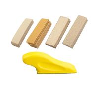 Luckious Micro Sander Kit with 50Pcs Sand Paper - Wet Dry Detail Sandpaper, Ideal for Crafts, Wood Finishing, Metal Polishing