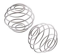 Luckious Stainless Steel Bottle Mixer Ball - Blender Whisk Protein Shaker Ball by Pure Source Nutrition, 2208-1A