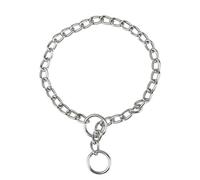 Luckious Stainless Steel Dog Choke Chain Collar - Metal Dog Collar & Chain for Medium & Large Dogs (3mm*55cm)