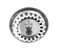 Luckious Stainless Steel Sink Plugs,Drain Strainer with Basket Filter