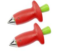Luckious Strawberry Huller - Effortless Strawberry Stem and Leaf Remover (2 Pack)