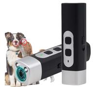 LUCKKY Barklee Pro Dog Bark Deterrent Device, Rechargeable Anti-Barking Device for Dogs, Ultrasonic Dog Repeller, 50ft Range, Dog Training Tools to Stop Bad Behaviors for Indoor Outdoor (B)