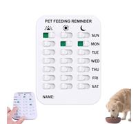 LUCKKY Did You Feed the Cat Tracker, Pet Feeding Reminder for Dogs Cats, Magnetic Reminder Sticker Sign, 3 Times A Day Indication, Helps You to Track and Prevent Over or Under Feeding of Pets