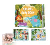 LUCKKY Educational Kids Activitybundle, Toddler Busy Book Preschool Learning Activities, Number Letter Tracing Books for Kids, Montessori Educational Toys, Autism Sensory Travel Toys for Toddlers (C)