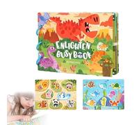 LUCKKY Educational Kids Activitybundle, Toddler Busy Book Preschool Learning Activities, Number Letter Tracing Books for Kids, Montessori Educational Toys, Autism Sensory Travel Toys for Toddlers (A)