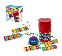 LUCKKY Fast Bead Grabbing Game, Match Color Bingo Game Set for Adult and Kids, 90 Beads & 6 Code Cards, 1 Bell & Bead Can, Children's Preschool Desktop Toy for Group Party and Family 2-4 Players
