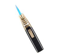 LUCKKY Fireblaze Lighter, Adjustable Dual Arc Plasma Lighter, Windproof Waterproof Jet Flame Torch, Gold