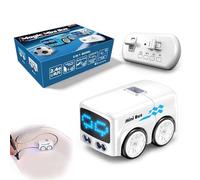LUCKKY Magic Follows Line Car, Magic Mini Rc Bus, Inductive Mini Interactive Cars Follows The Line, Smart Radio Control Check with Mi ni Cars, Educational Vehicle Toy for Boys & Girls