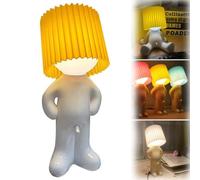 LUCKKY Modest Mike Naughty Night Lamp, Modest Mike Lamp, Shy Boy Night Light, Shy Boy Table Lamp, A Little Shy Man Creative Lamp, Creative Night Light, OMG That Wiener Switch (Yellow-A)