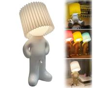 LUCKKY Modest Mike Naughty Night Lamp, Modest Mike Lamp, Shy Boy Night Light, Shy Boy Table Lamp, A Little Shy Man Creative Lamp, Creative Night Light, OMG That Wiener Switch (White-A)