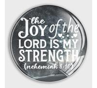 luckluccy Christian Scripture Glass Fridge Magnets The Joy Of The Lord Is My Strength Cute Magnets Words Letters Funny Magnets Refrigerator Whiteboard Cabinet Office Kitchen Blackboard 2 Pcs