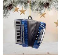 Luckluccy Personalized Accordion Christmas Ornament for Tree,Musical Instrument Décor,Music Teacher Gifts,Orchestra Christmas Tree Decoration